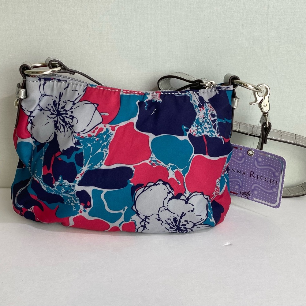 Sienna Ricchi Small Crossbody Top Zipper Closure Purse Color Raspberry P… - Picture 4 of 11